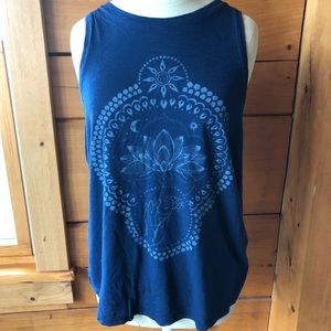 Lucky Lotus graphic tank.
